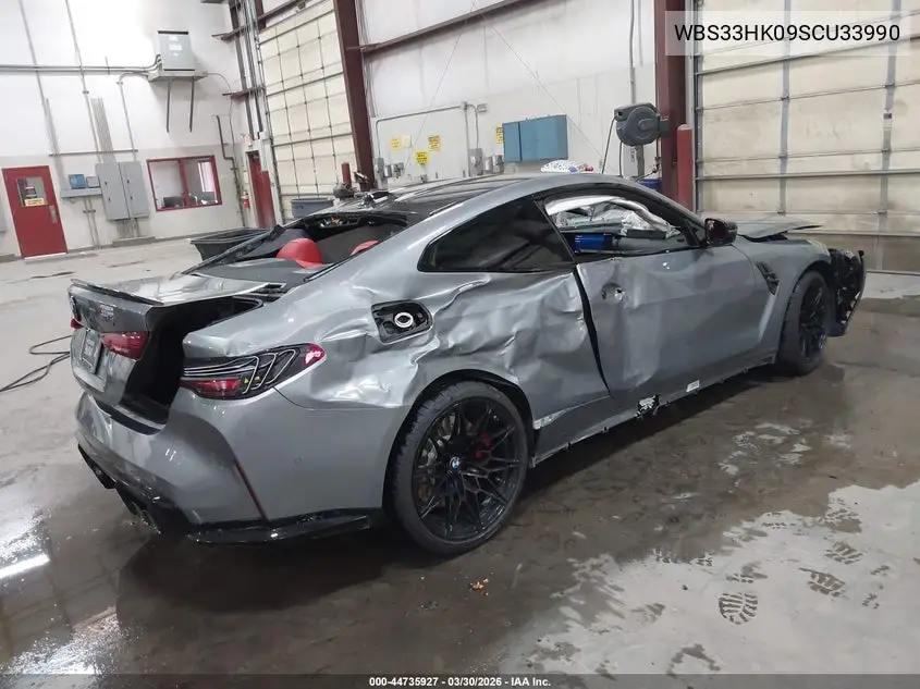 2025 BMW M4 Competition xDrive VIN: WBS33HK09SCU33990 Lot: 44735927