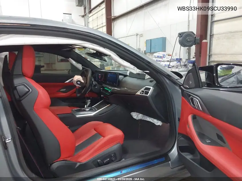 2025 BMW M4 Competition xDrive VIN: WBS33HK09SCU33990 Lot: 44735927