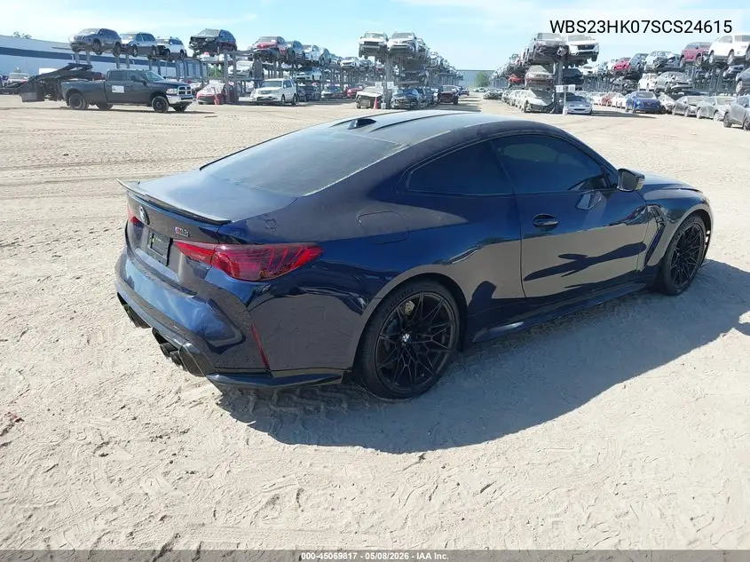 2025 BMW M4 Competition VIN: WBS23HK07SCS24615 Lot: 45069817