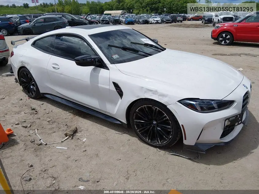 2025 BMW M4 VIN: WBS13HK05SCT81295 Lot: 45199646