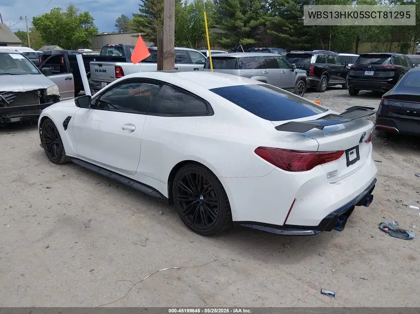 2025 BMW M4 VIN: WBS13HK05SCT81295 Lot: 45199646