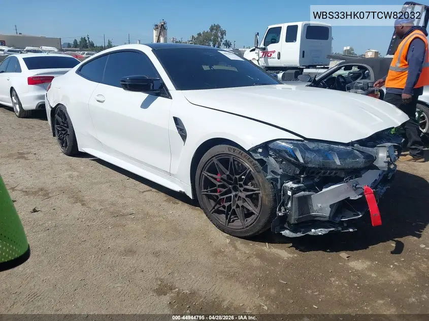 2026 BMW M4 Competition xDrive VIN: WBS33HK07TCW82032 Lot: 44944795