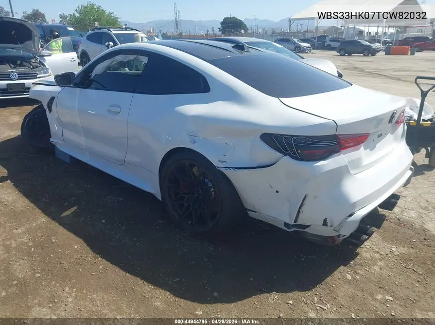 2026 BMW M4 Competition xDrive VIN: WBS33HK07TCW82032 Lot: 44944795