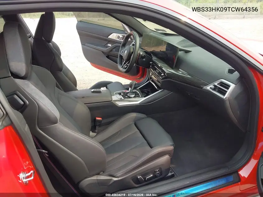 2026 BMW M4 Competition xDrive VIN: WBS33HK09TCW64356 Lot: 45634219
