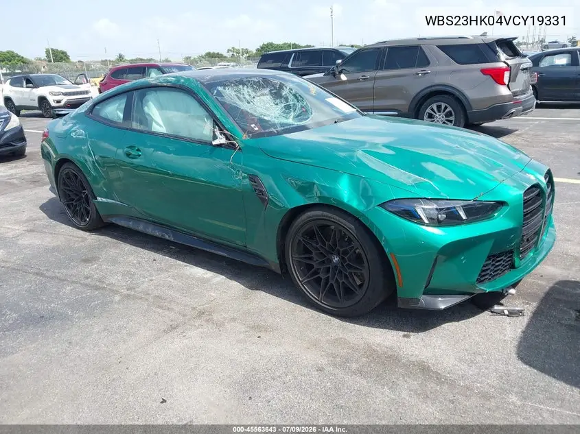 2027 BMW M4 VIN: WBS23HK04VCY19331 Lot: 45563643