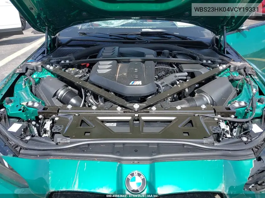 2027 BMW M4 VIN: WBS23HK04VCY19331 Lot: 45563643