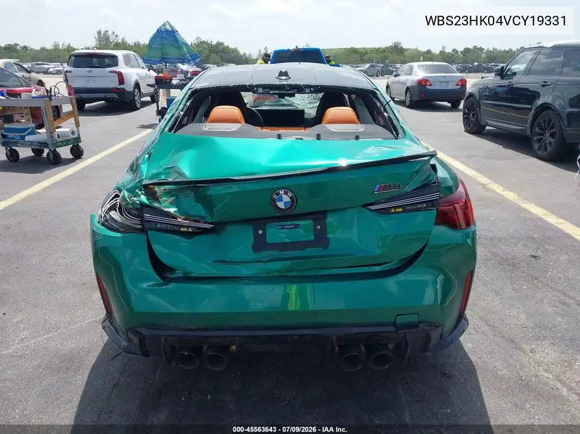 2027 BMW M4 VIN: WBS23HK04VCY19331 Lot: 45563643