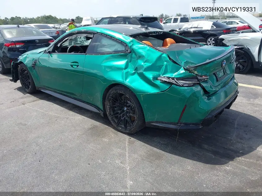 2027 BMW M4 VIN: WBS23HK04VCY19331 Lot: 45563643