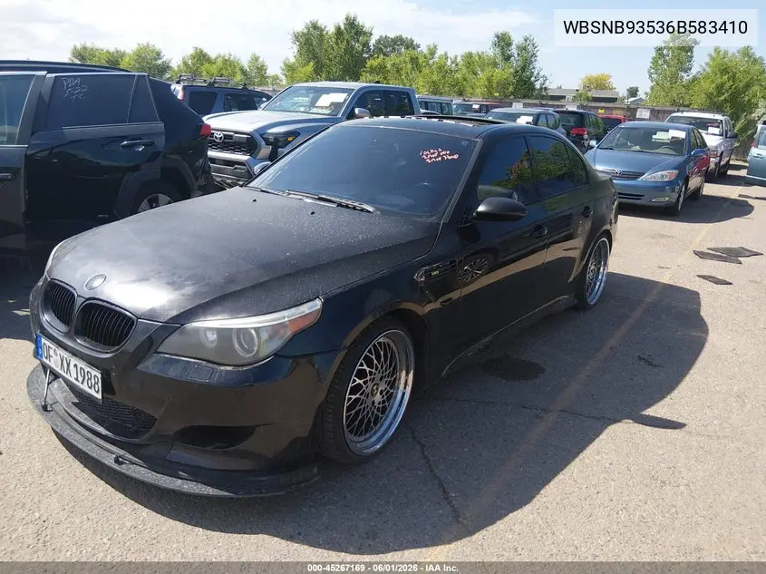 2006 BMW M5 VIN: WBSNB93536B583410 Lot: 45267169