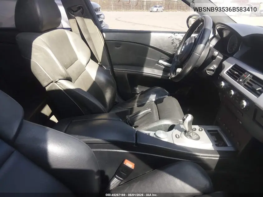 2006 BMW M5 VIN: WBSNB93536B583410 Lot: 45267169