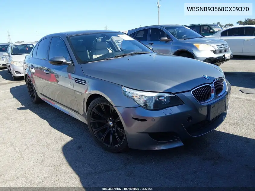 2008 BMW M5 VIN: WBSNB93568CX09370 Lot: 44879137