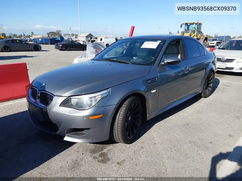 2008 BMW M5 VIN: WBSNB93568CX09370 Lot: 44879137