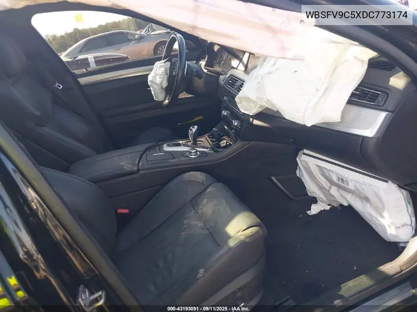 2013 BMW M5 VIN: WBSFV9C5XDC773174 Lot: 43193091