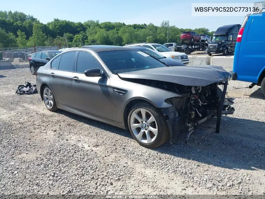 2013 BMW M5 VIN: WBSFV9C52DC773136 Lot: 45159273