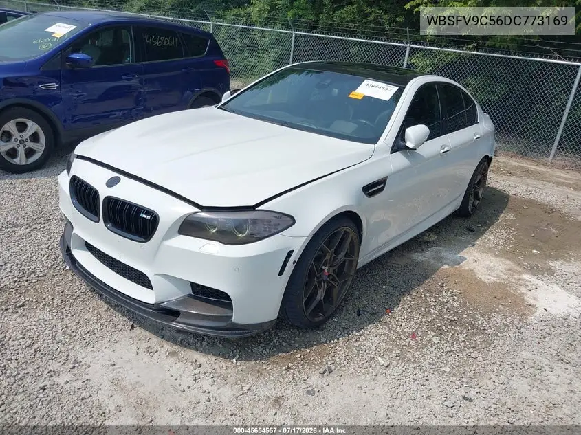 2013 BMW M5 VIN: WBSFV9C56DC773169 Lot: 45654557