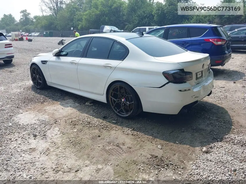 2013 BMW M5 VIN: WBSFV9C56DC773169 Lot: 45654557