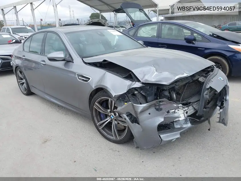 2014 BMW M5 VIN: WBSFV9C54ED594057 Lot: 45202067
