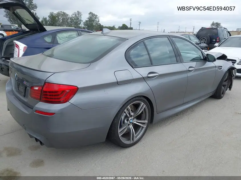 2014 BMW M5 VIN: WBSFV9C54ED594057 Lot: 45202067