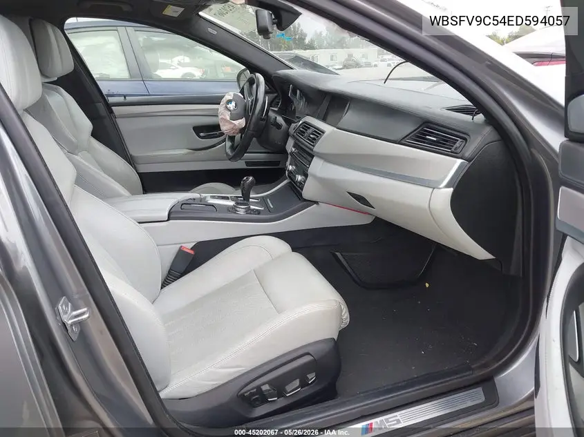 2014 BMW M5 VIN: WBSFV9C54ED594057 Lot: 45202067