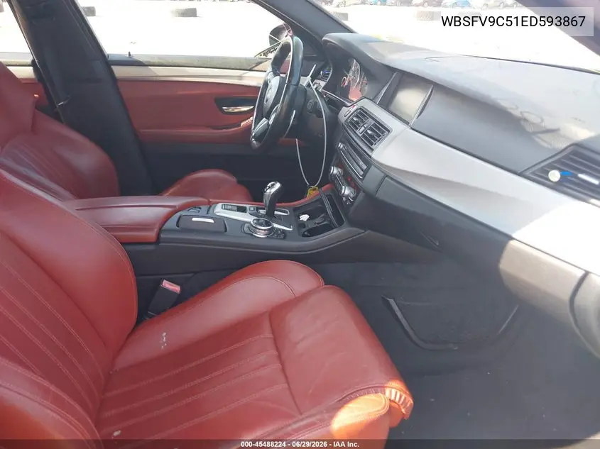 2014 BMW M5 VIN: WBSFV9C51ED593867 Lot: 45488224