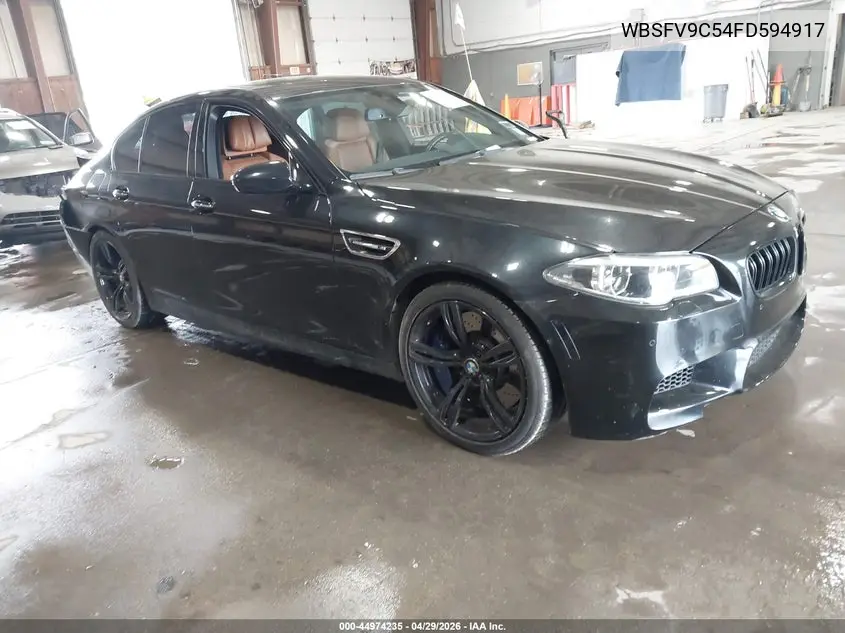 2015 BMW M5 VIN: WBSFV9C54FD594917 Lot: 44974235
