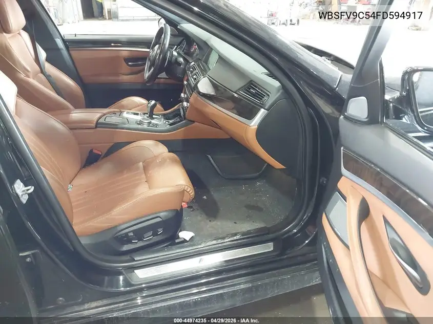 2015 BMW M5 VIN: WBSFV9C54FD594917 Lot: 44974235