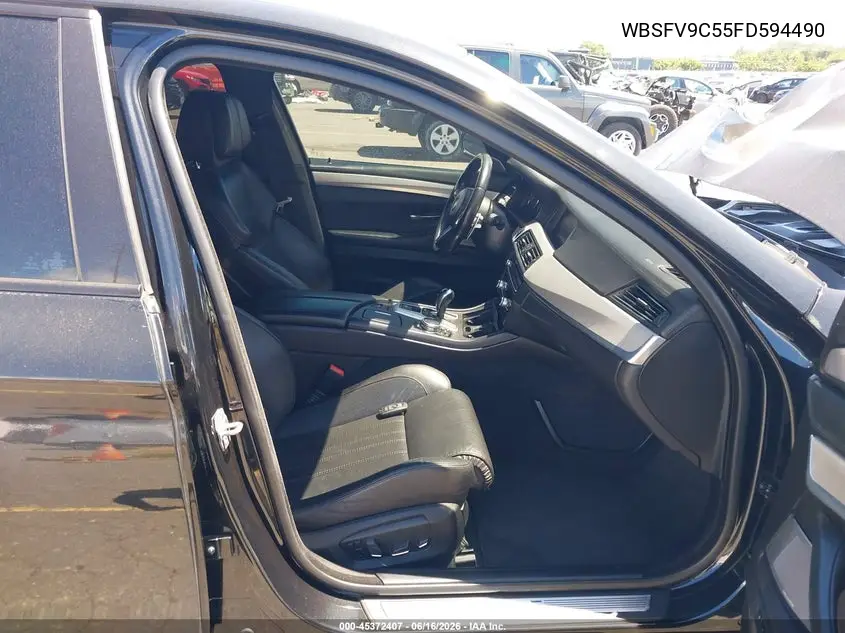 2015 BMW M5 VIN: WBSFV9C55FD594490 Lot: 45372407