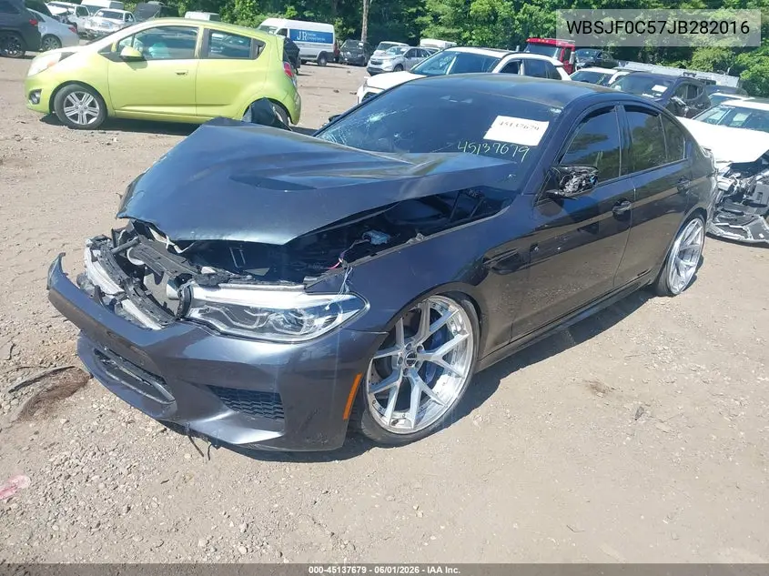2018 BMW M5 VIN: WBSJF0C57JB282016 Lot: 45137679