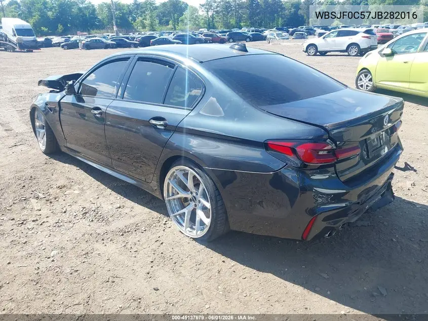 2018 BMW M5 VIN: WBSJF0C57JB282016 Lot: 45137679