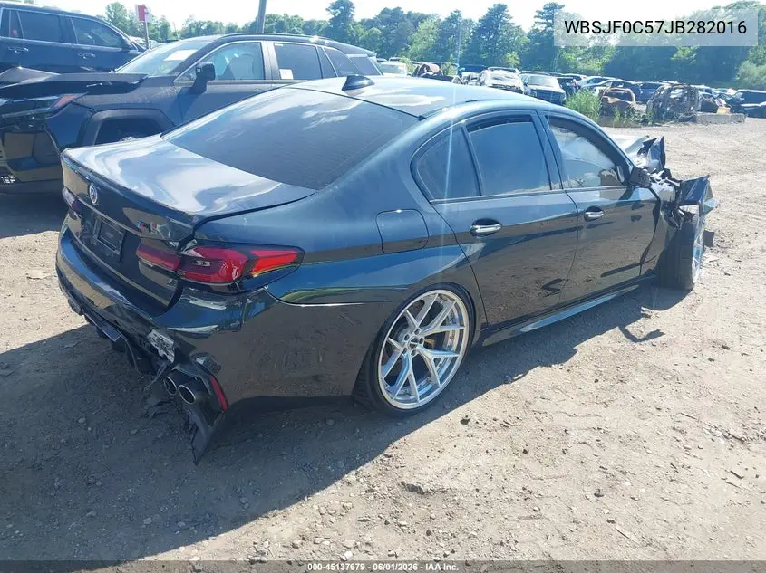 2018 BMW M5 VIN: WBSJF0C57JB282016 Lot: 45137679