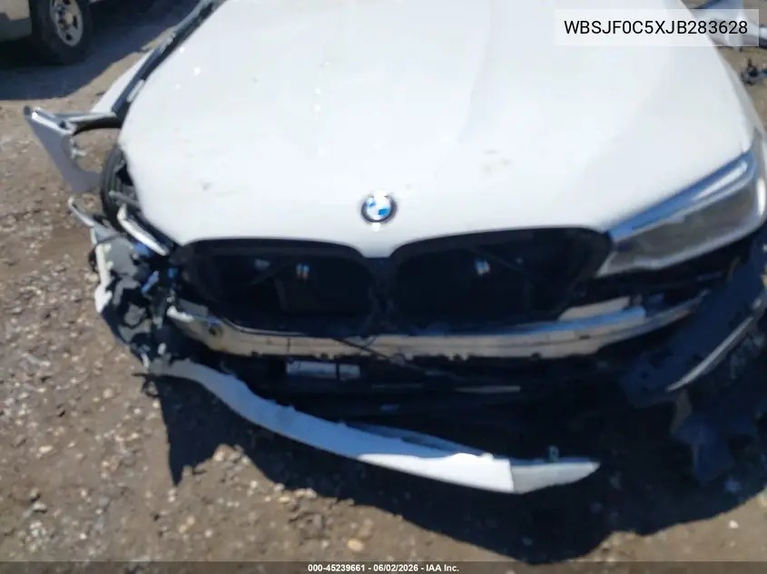 2018 BMW M5 VIN: WBSJF0C5XJB283628 Lot: 45239661