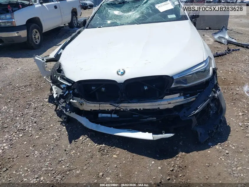 2018 BMW M5 VIN: WBSJF0C5XJB283628 Lot: 45239661