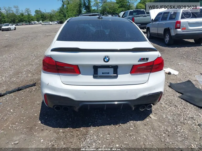 2018 BMW M5 VIN: WBSJF0C5XJB283628 Lot: 45239661