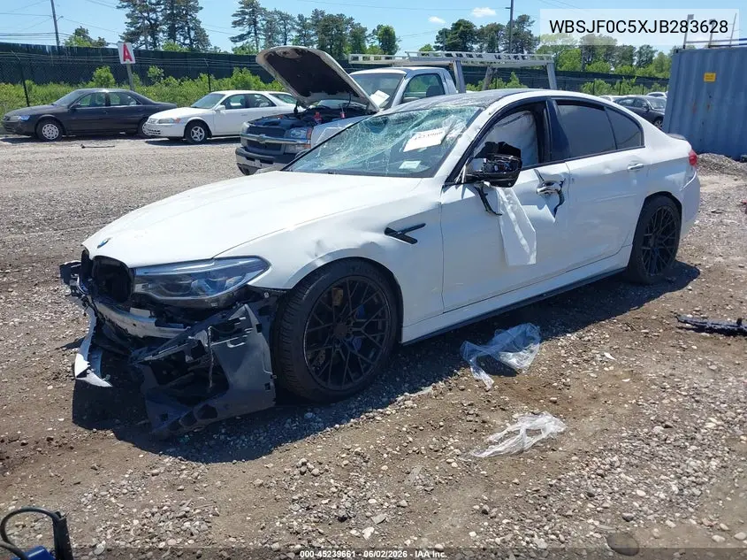 2018 BMW M5 VIN: WBSJF0C5XJB283628 Lot: 45239661