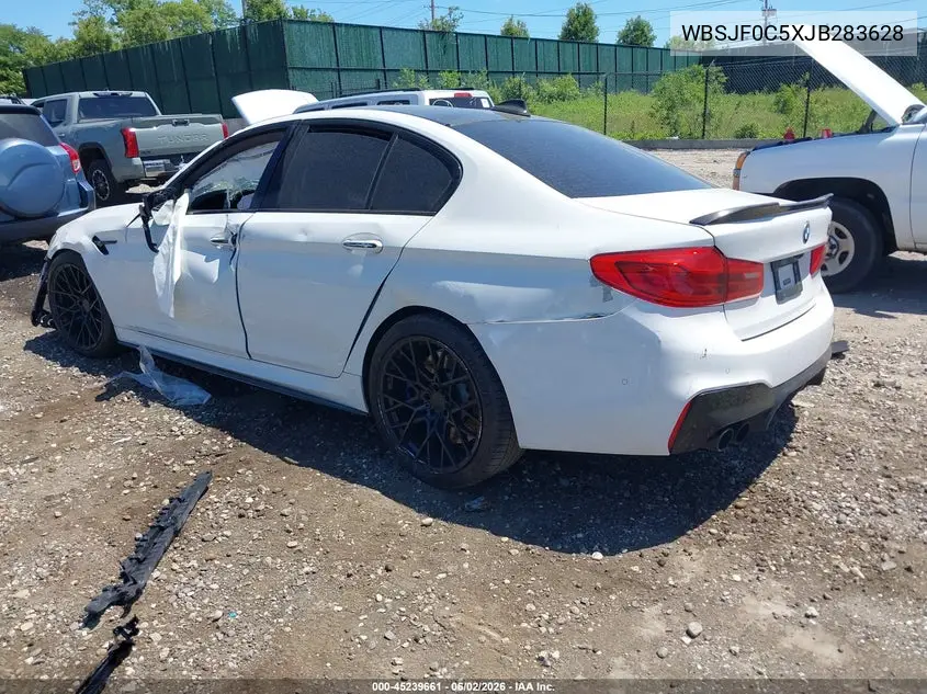 2018 BMW M5 VIN: WBSJF0C5XJB283628 Lot: 45239661