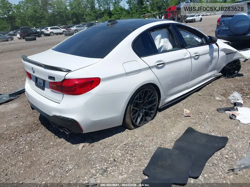 2018 BMW M5 VIN: WBSJF0C5XJB283628 Lot: 45239661