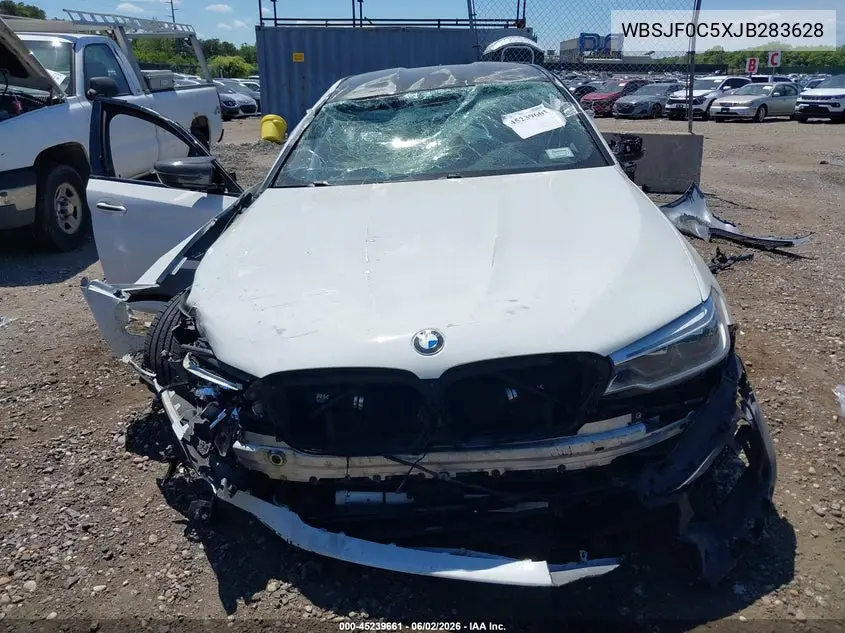2018 BMW M5 VIN: WBSJF0C5XJB283628 Lot: 45239661