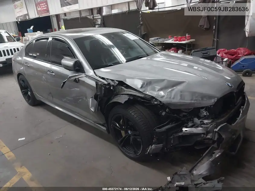 2018 BMW M5 VIN: WBSJF0C59JB283636 Lot: 45372174