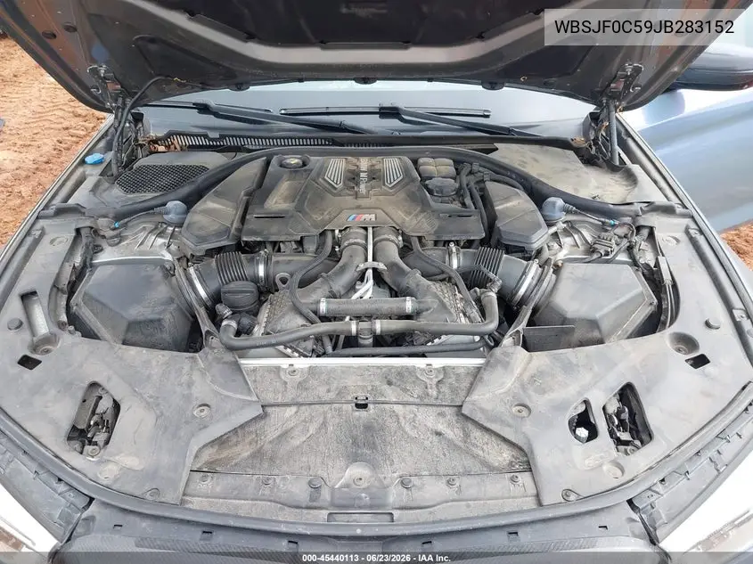 2018 BMW M5 VIN: WBSJF0C59JB283152 Lot: 45440113