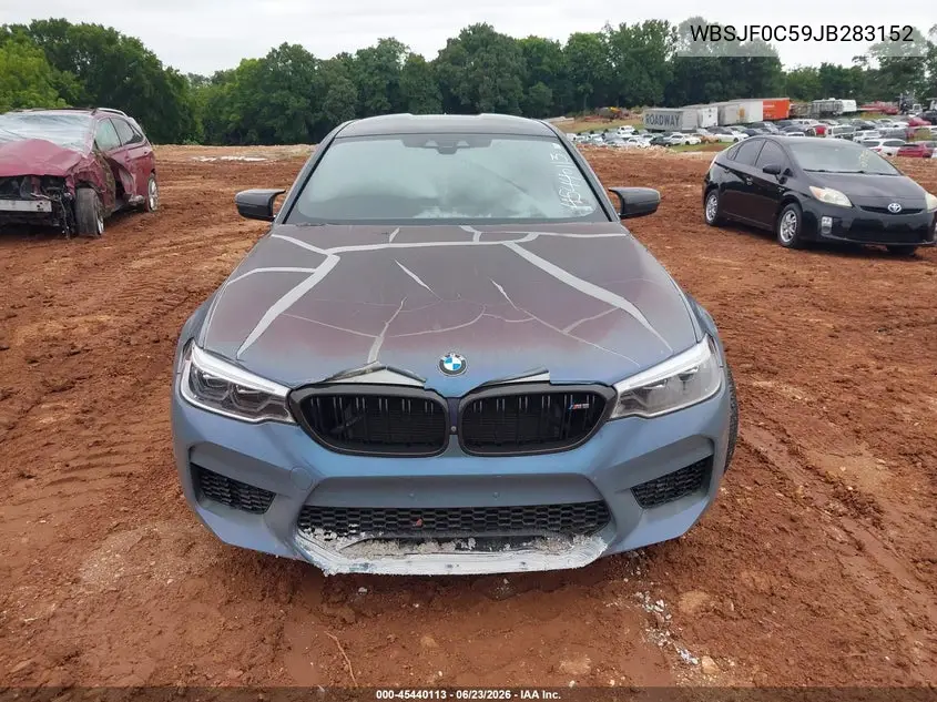 2018 BMW M5 VIN: WBSJF0C59JB283152 Lot: 45440113