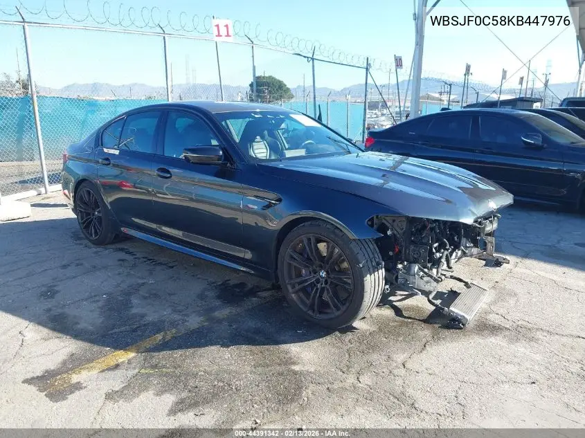 2019 BMW M5 Competition VIN: WBSJF0C58KB447976 Lot: 44391342