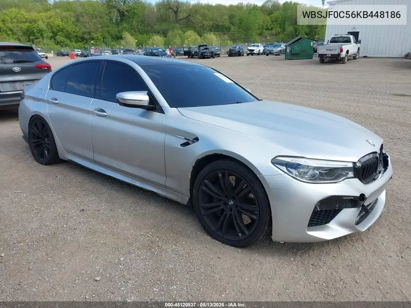 2019 BMW M5 VIN: WBSJF0C56KB448186 Lot: 45512587