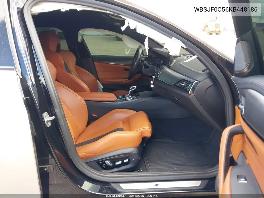 2019 BMW M5 VIN: WBSJF0C56KB448186 Lot: 45512587