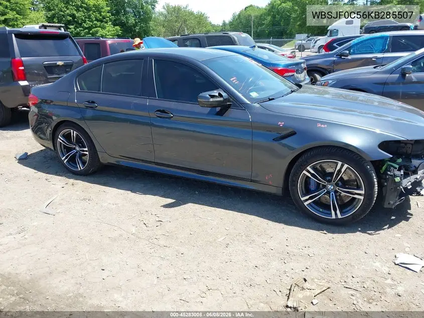 2019 BMW M5 VIN: WBSJF0C56KB285507 Lot: 45283008