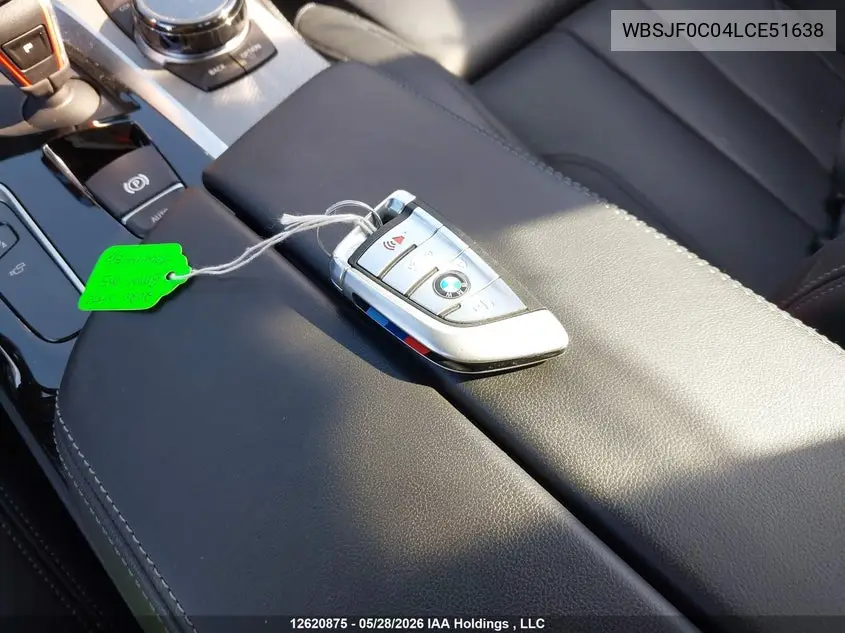 2020 BMW M5 M5 Competition VIN: WBSJF0C04LCE51638 Lot: 12620875