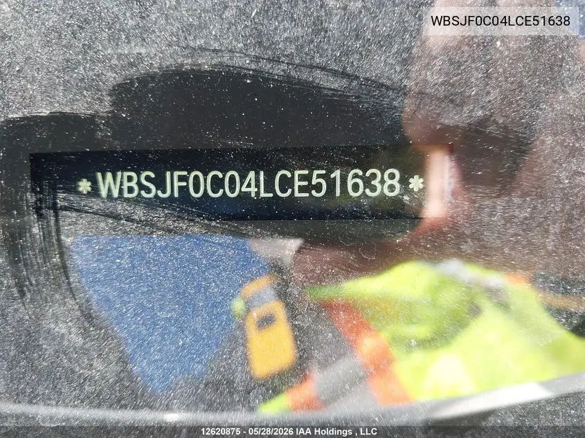 2020 BMW M5 M5 Competition VIN: WBSJF0C04LCE51638 Lot: 12620875