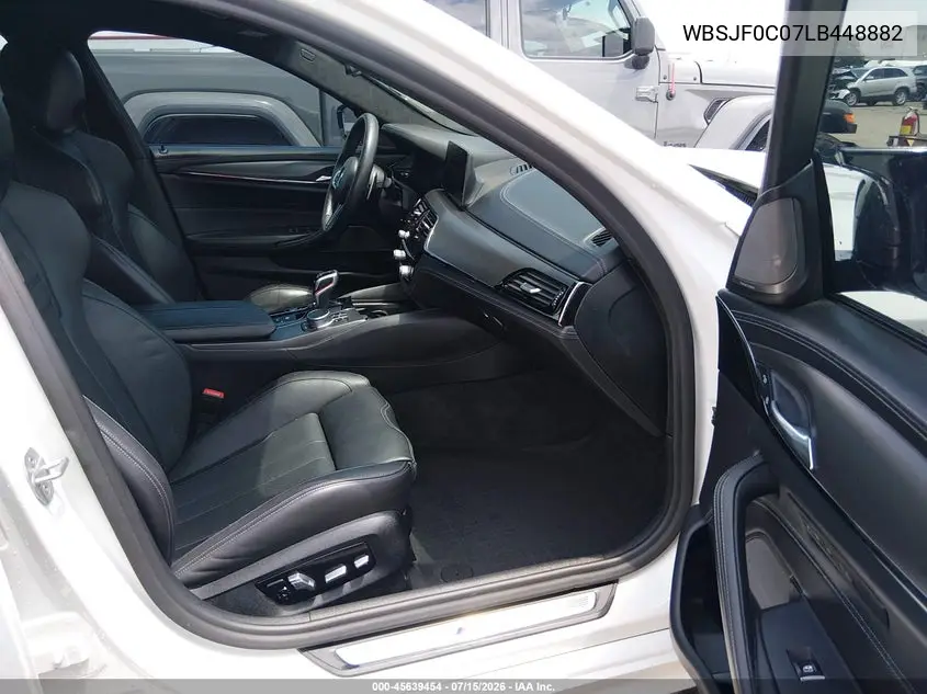 2020 BMW M5 Competition VIN: WBSJF0C07LB448882 Lot: 45639454