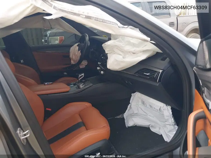 2021 BMW M5 VIN: WBS83CH04MCF63309 Lot: 45441637