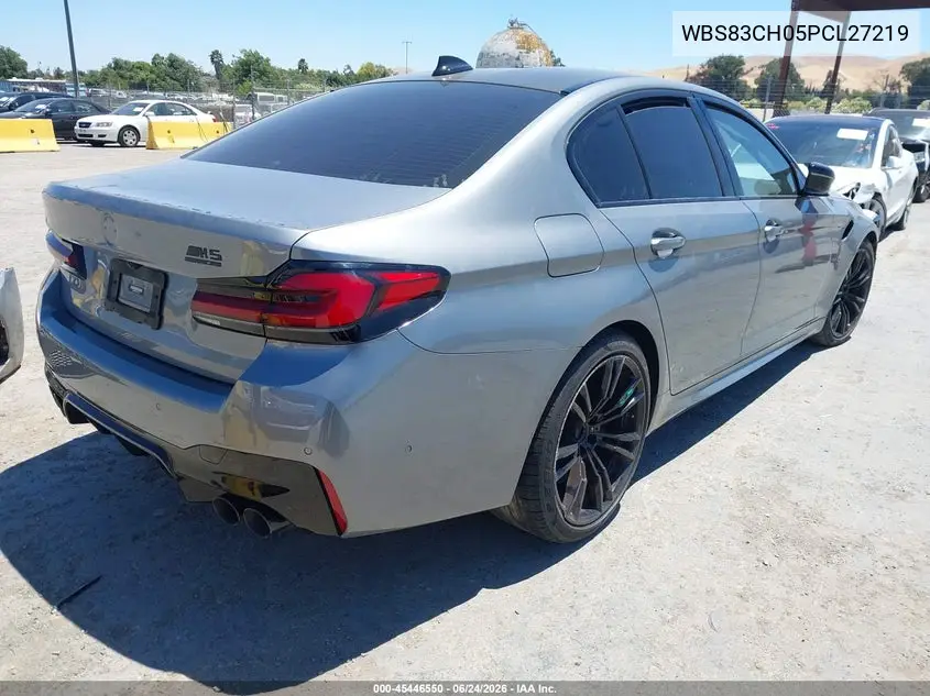 2023 BMW M5 VIN: WBS83CH05PCL27219 Lot: 45446550