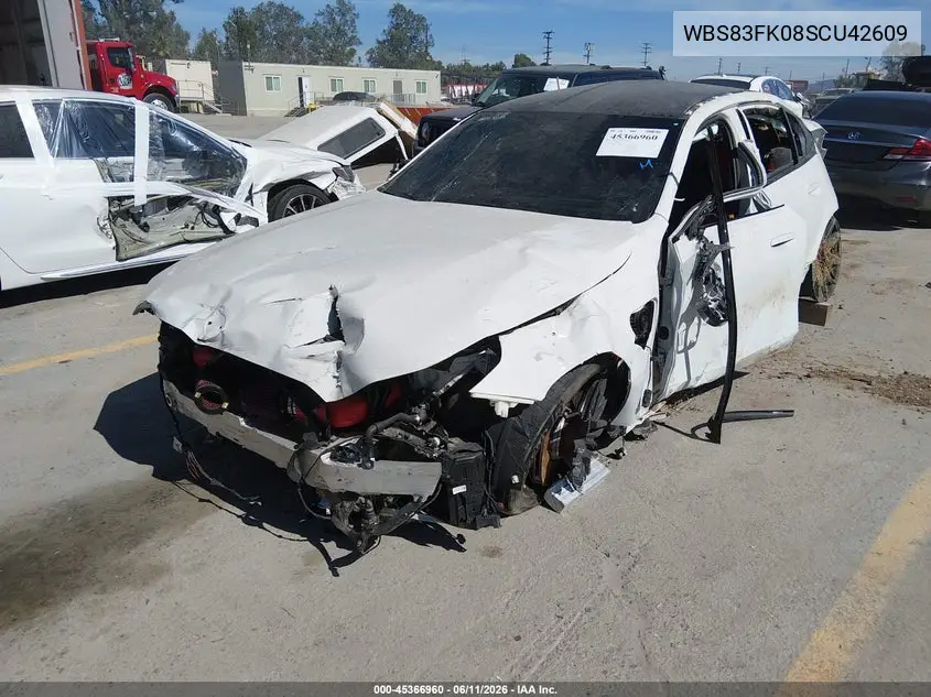 2025 BMW M5 VIN: WBS83FK08SCU42609 Lot: 45366960